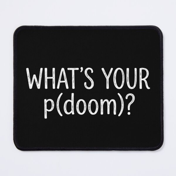 Item preview, What's Your p(doom)? Funny AI T-Shirt Dark designed and sold by BerkleyCo.