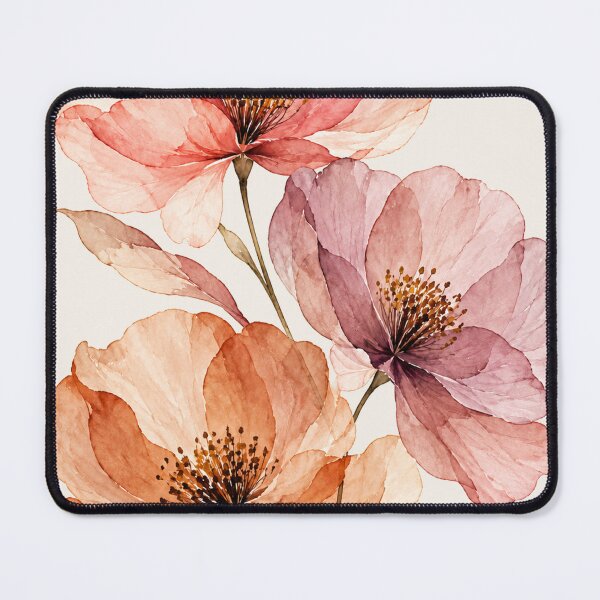 Item preview, Blush and Peach Watercolor Flowers designed and sold by SayMaria.