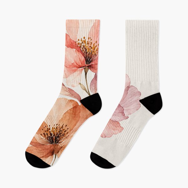 Item preview, Blush and Peach Watercolor Flowers designed and sold by SayMaria.