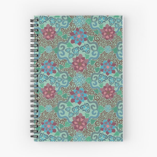 Item preview, Floral Diamonds on Light Green designed and sold by Digitalmyth's Designs.