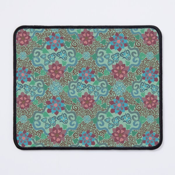 Item preview, Floral Diamonds on Light Green designed and sold by Digitalmyth's Designs.