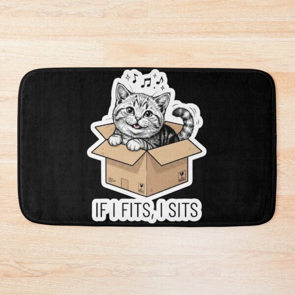 Item preview, If I Fits I Sits Cat designed and sold by PrintforDesign.