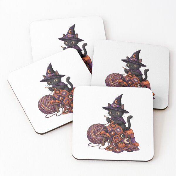 Item preview, Halloween Black Cat designed and sold by world+167.