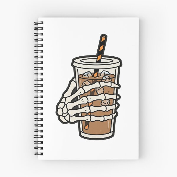 Item preview, Skeleton Hand Holding Iced Coffee designed and sold by Rariks.