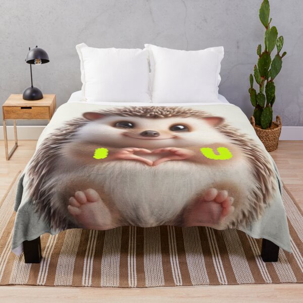 Item preview, Cute Hedgehog Holding Heart – Kawaii Love Animal Illustration designed and sold by Kruti Collection.
