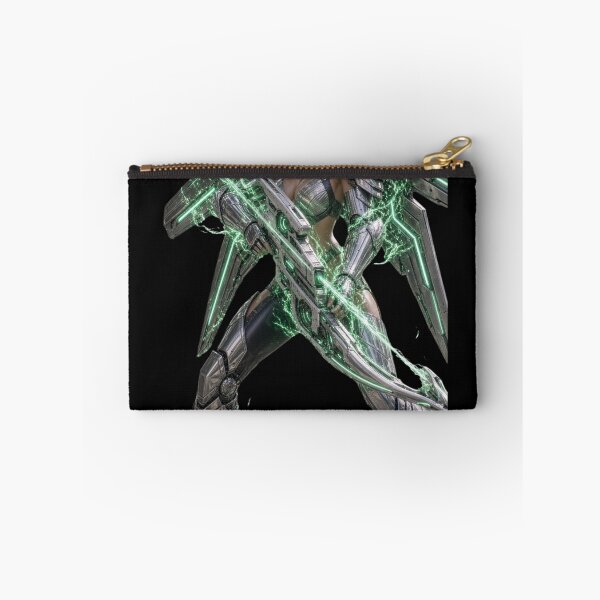 Item preview, Cyber Emerald Ranger tir4 Girl in Heavy Armor designed and sold by EvolutionMerch.
