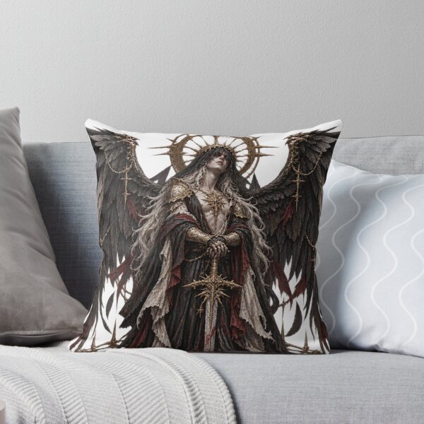 Item preview, The Fallen Seraph Gothic Fallen Angel designed and sold by Ashen Threads Studio.