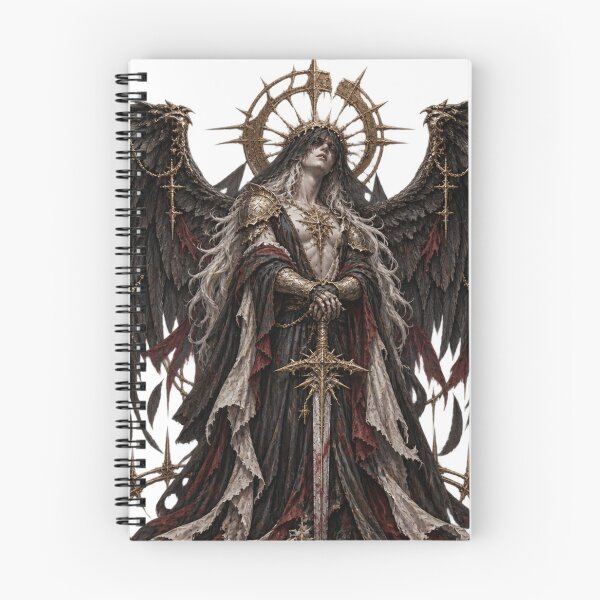 Item preview, The Fallen Seraph Gothic Fallen Angel designed and sold by Ashen Threads Studio.