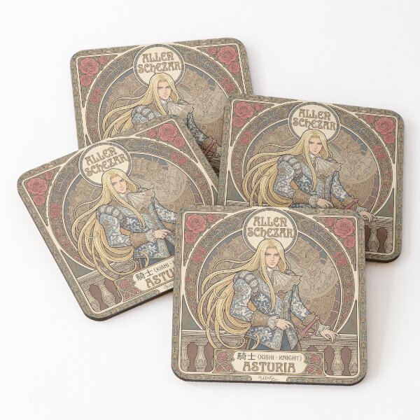 Item preview, Allen in the style of Alphonse Mucha designed and sold by Solace Sparkles.
