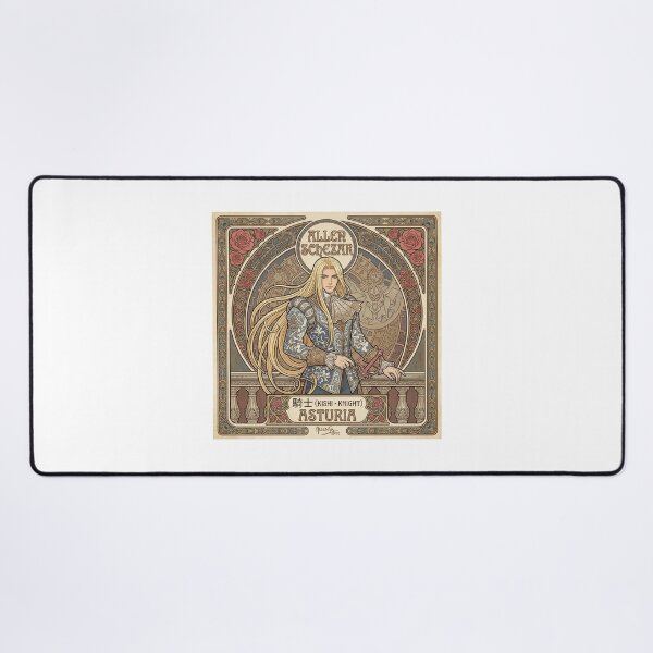 Item preview, Allen in the style of Alphonse Mucha designed and sold by Solace Sparkles.