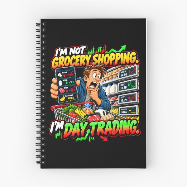 Item preview, I’M NOT GROCERY SHOPPING. I’M DAY TRADING designed and sold by signshirtz.