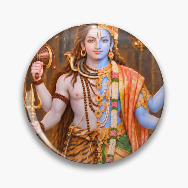 Item preview, Harihara — Unified Form of Lord Shiva and Lord Vishnu designed and sold by Homyar.