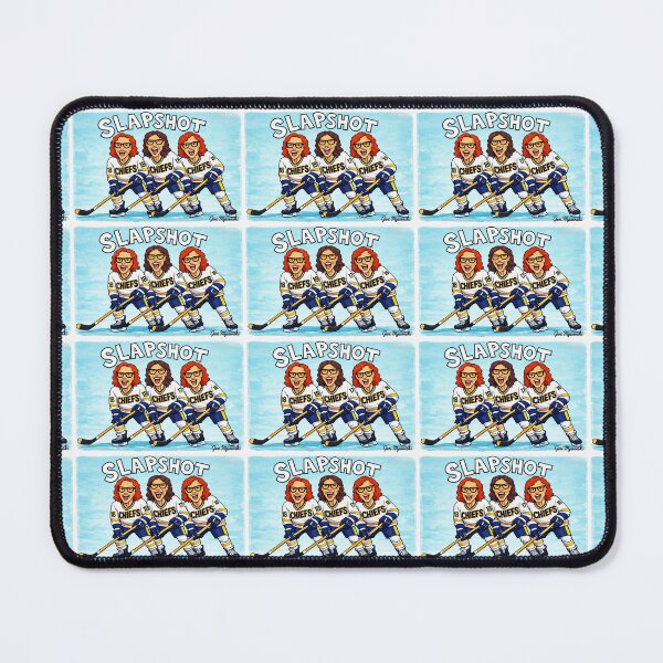 Item preview, Slap Shot Chiefs Hanson Brothers Full‑Body Hockey Cartoon Art designed and sold by The Art Queen Of Michigan .
