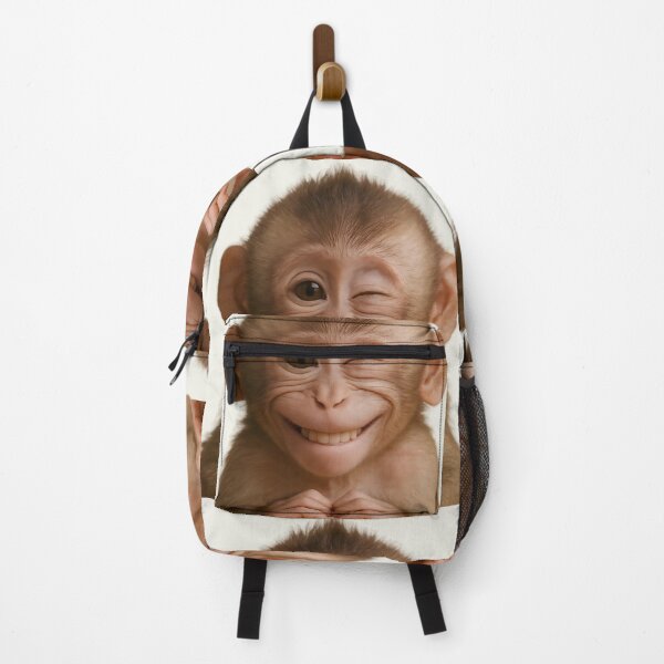 Item preview, Funny Winking Monkey Holding Heart – Cute Kawaii Love Animal designed and sold by Kruti Collection.