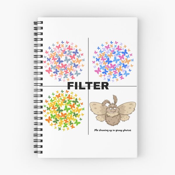 Item preview, BUTTERFLY FILTER FAILED tee | funny butterflies meme unisex oversized t-shirt | Me showing up in group photos designed and sold by Giobb-Artwork.