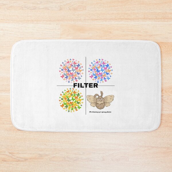 Item preview, BUTTERFLY FILTER FAILED tee | funny butterflies meme unisex oversized t-shirt | Me showing up in group photos designed and sold by Giobb-Artwork.