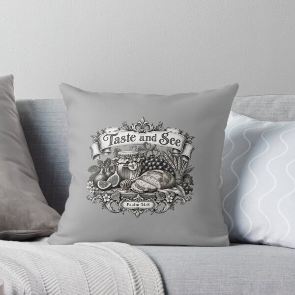 Item preview, Taste and See Botanical Scripture Art designed and sold by Grace Works Studio by Kelly Florence .