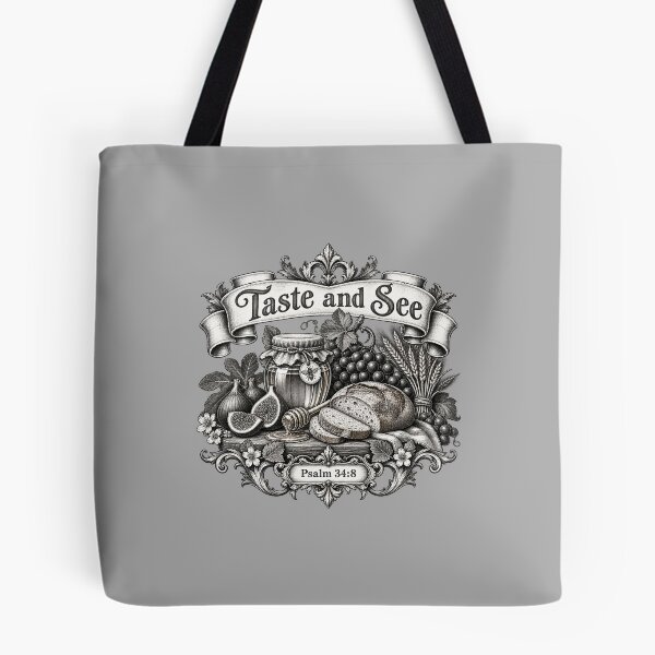 Item preview, Taste and See Botanical Scripture Art designed and sold by Grace Works Studio by Kelly Florence .