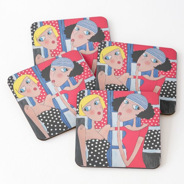 Item preview, Whispering Secrets – Pop Art Besties  designed and sold by Diarta.