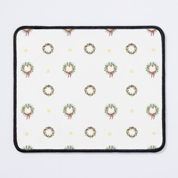 Item preview, seamless pattern with several Christmas wrenches decorated with stars and red bows, white background, Christmas edition designed and sold by artblonska.