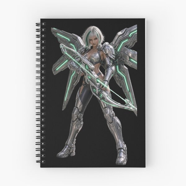 Item preview, Cyber Emerald Ranger Girl EVO in Heavy Armor designed and sold by EvolutionMerch.