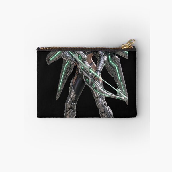 Item preview, Cyber Emerald Ranger Girl EVO in Heavy Armor designed and sold by EvolutionMerch.