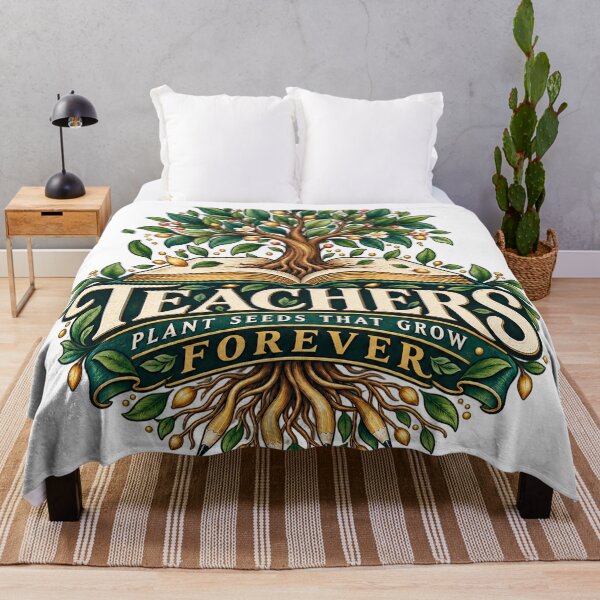 Item preview, Teachers Plant Seeds That Grow Forever — Inspirational Educator Design designed and sold by CaribChroma.