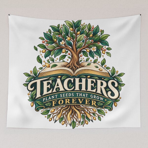 Item preview, Teachers Plant Seeds That Grow Forever — Inspirational Educator Design designed and sold by CaribChroma.
