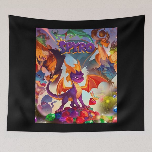 Item preview, Spyro the dragon designed and sold by SweetMascot.