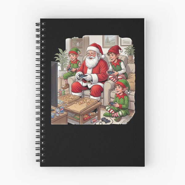Item preview, Santa plays games with elves designed and sold by ReneMM.