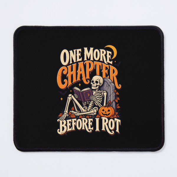 Item preview, One More Chapter Before I Rot Skeleton Reader designed and sold by MOTIFOLK.