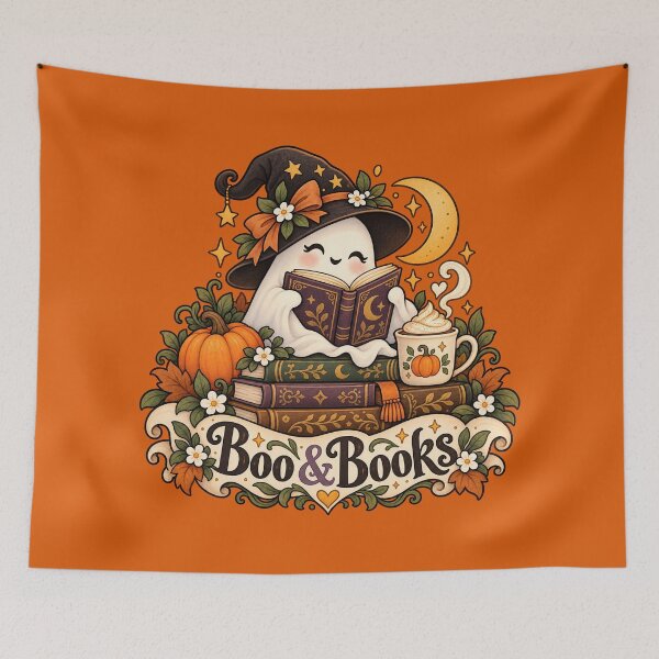 Item preview, Boo & Books – Cute Ghost Book Lover designed and sold by TLSDesigns.