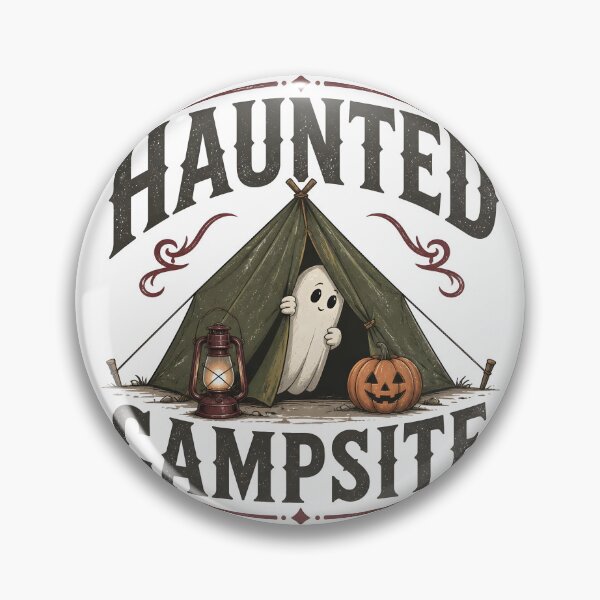 Item preview, Haunted Campsite Spooky Forest Ghost Tent Camping designed and sold by RoyesButler.