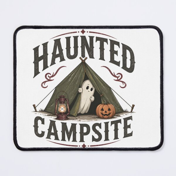 Item preview, Haunted Campsite Spooky Forest Ghost Tent Camping designed and sold by RoyesButler.