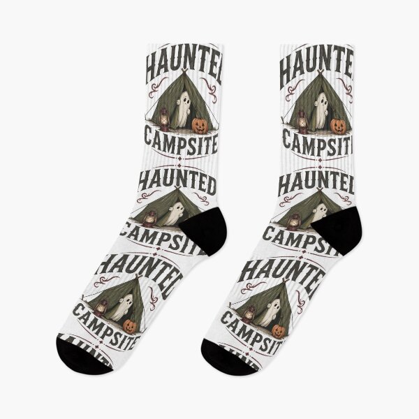 Item preview, Haunted Campsite Spooky Forest Ghost Tent Camping designed and sold by RoyesButler.