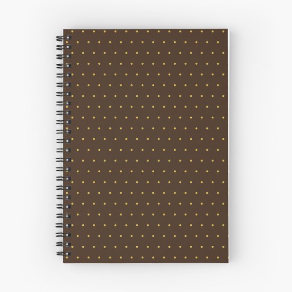 Item preview, Classic Chocolate Brown and Gold Polka Dot Pattern designed and sold by Mindful Wall Art Studio.