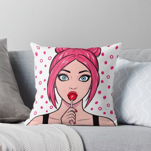 Item preview, Pink Hair Girl with Lollipop  designed and sold by MoonlitNeko.