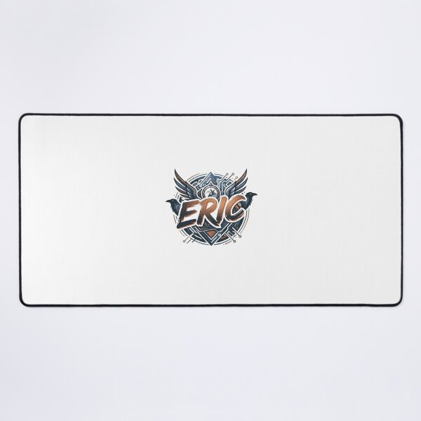 Item preview, Eric Cyberpunk Gaming Crest - Esports Typo & Mechanical Wings designed and sold by heritage-supply.