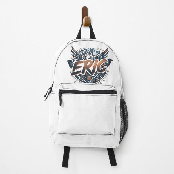 Item preview, Eric Cyberpunk Gaming Crest - Esports Typo & Mechanical Wings designed and sold by heritage-supply.