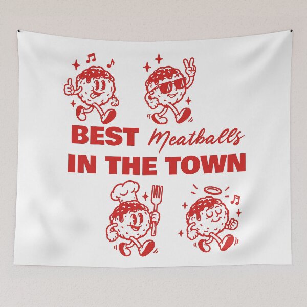 Item preview, Meatballs in the town designed and sold by kerosmash.