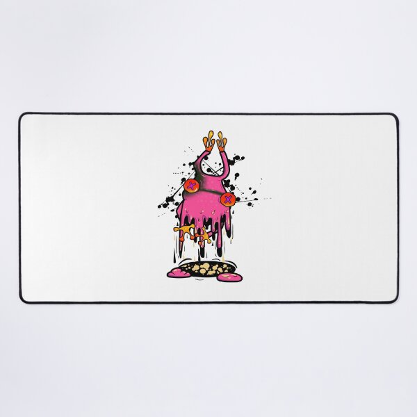 Item preview, Melting Pink Monster Crown – Cute Surreal Dripping Fantasy Creature designed and sold by ForcePrint.