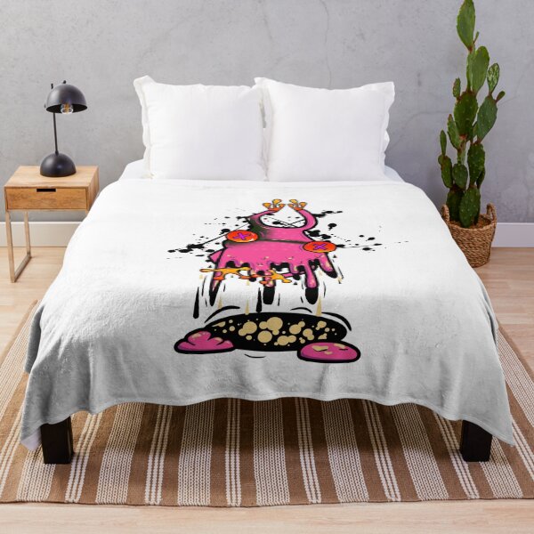 Item preview, Melting Pink Monster Crown – Cute Surreal Dripping Fantasy Creature designed and sold by ForcePrint.