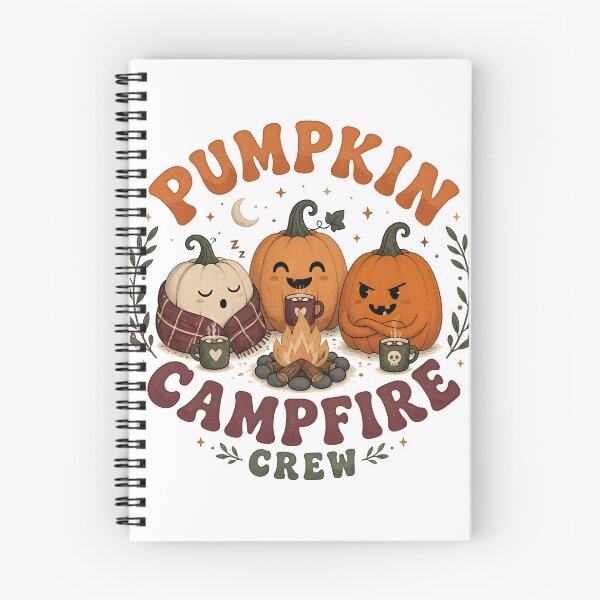 Item preview, Pumpkin Campfire Crew Autumn Fire Pit Camping designed and sold by RoyesButler.