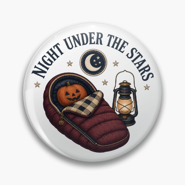 Item preview, Night Under The Stars Spooky Wilderness Camping designed and sold by RoyesButler.