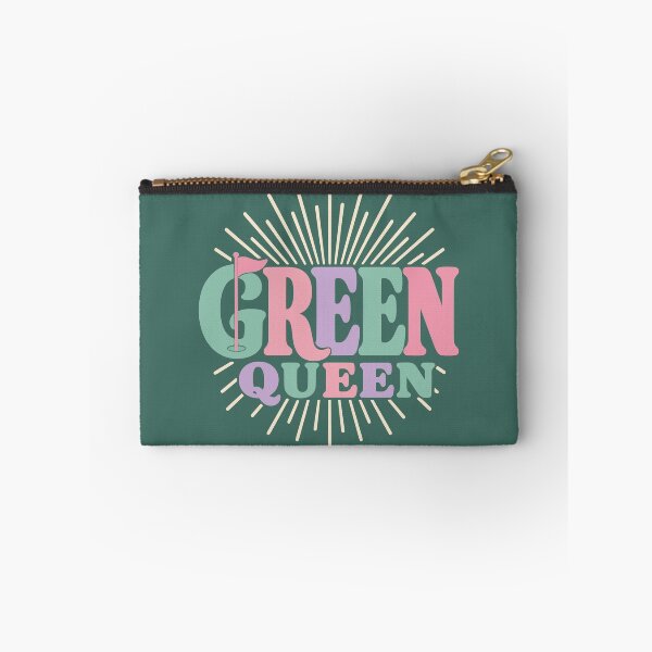 Item preview, Green Queen Bold Typography - Womens Pastel Golf Text Art - Elegant Sports Gift designed and sold by BelievingCreates.