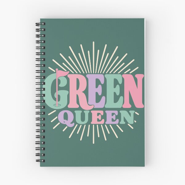 Item preview, Green Queen Bold Typography - Womens Pastel Golf Text Art - Elegant Sports Gift designed and sold by BelievingCreates.