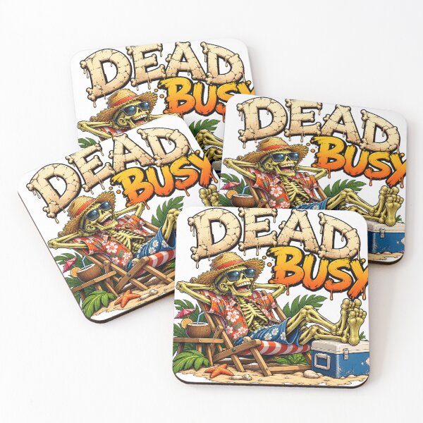 Item preview, Dead Busy. Funny Relaxing Skeleton designed and sold by Epic Serenity.