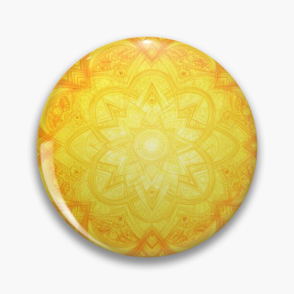 Item preview, Sacred Geometry Mandal in Orange and Yellow designed and sold by artedamensagem.