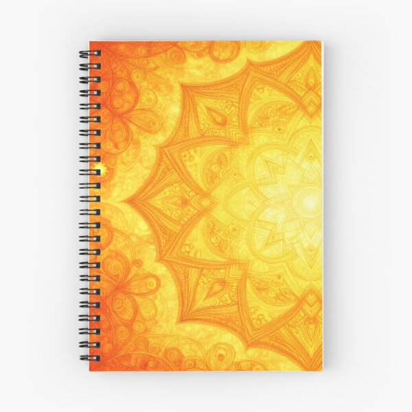 Item preview, Sacred Geometry Mandal in Orange and Yellow designed and sold by artedamensagem.