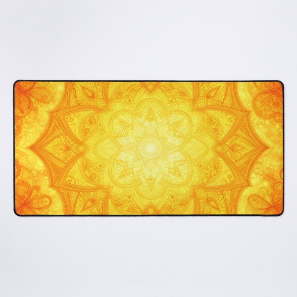 Item preview, Sacred Geometry Mandal in Orange and Yellow designed and sold by artedamensagem.